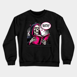 Skeletal Scholar - Undead Academic Humor Crewneck Sweatshirt